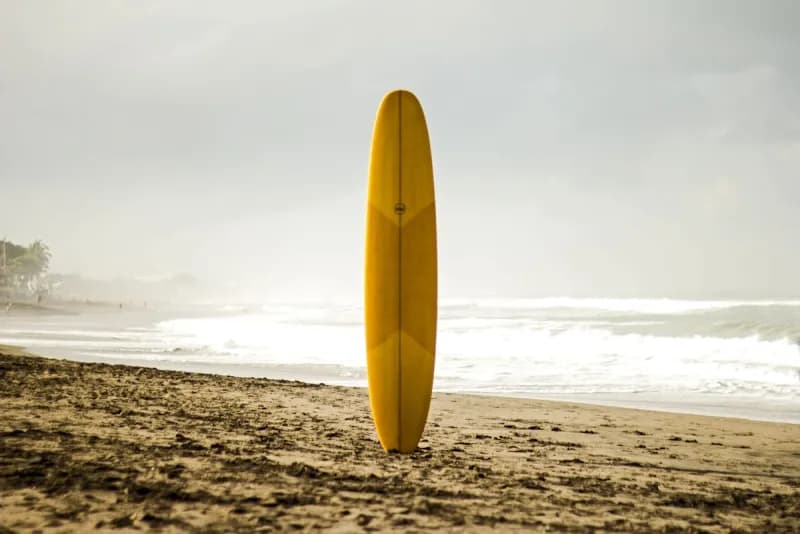 Surfboards on the beach in Kuta Beach, Bali
